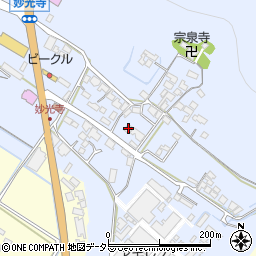 滋賀県野洲市妙光寺220周辺の地図