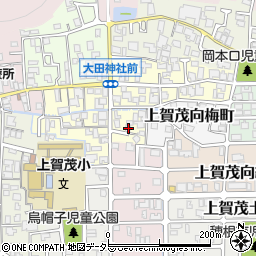 京都府京都市北区上賀茂竹ケ鼻町38周辺の地図