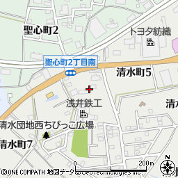 愛知県豊田市清水町5丁目41周辺の地図