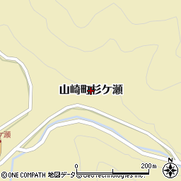 兵庫県宍粟市山崎町杉ケ瀬周辺の地図