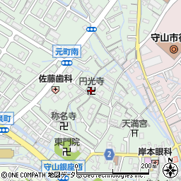 円光寺本堂周辺の地図