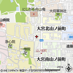京都府京都市北区大宮西山ノ前町27周辺の地図
