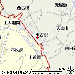 愛知県名古屋市緑区大高町東古根周辺の地図