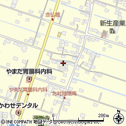 三重県員弁郡東員町中上244周辺の地図