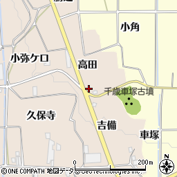 京都府亀岡市馬路町高田周辺の地図