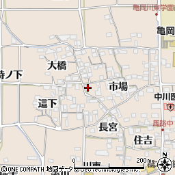 京都府亀岡市馬路町市場51周辺の地図