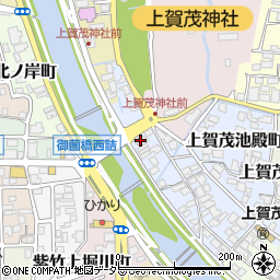 小寺石油株式会社　上賀茂給油所周辺の地図