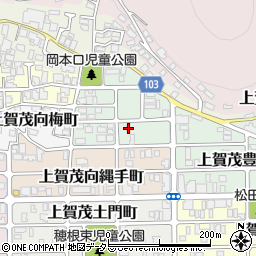 京都府京都市北区上賀茂岡本口町73周辺の地図