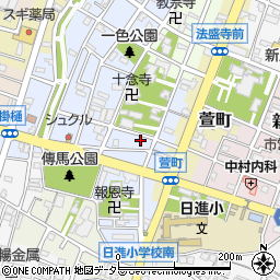 中田印刷所周辺の地図