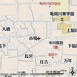 京都府亀岡市馬路町市場9周辺の地図