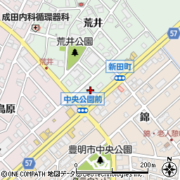 愛知県豊明市沓掛町荒井16-13周辺の地図