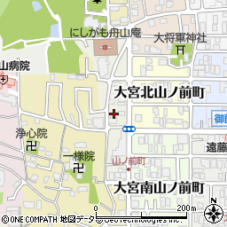 京都府京都市北区大宮西山ノ前町27-3周辺の地図