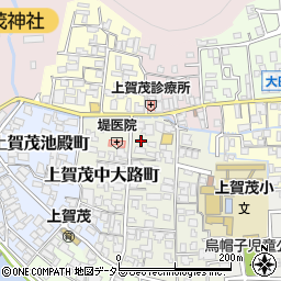 京都府京都市北区上賀茂南大路町3周辺の地図
