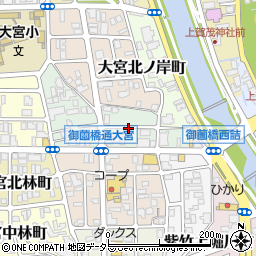 京都府京都市北区大宮南田尻町周辺の地図