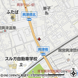 サザンクロス興津周辺の地図