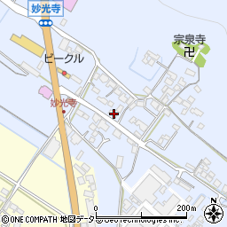 滋賀県野洲市妙光寺217周辺の地図