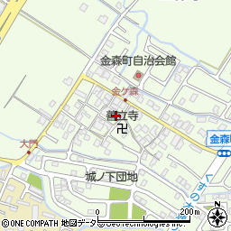 滋賀県守山市金森町754周辺の地図