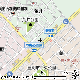 愛知県豊明市沓掛町荒井16周辺の地図