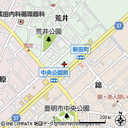愛知県豊明市沓掛町荒井16周辺の地図