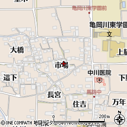 京都府亀岡市馬路町市場周辺の地図