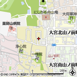 京都府京都市北区大宮薬師山東町11-49周辺の地図