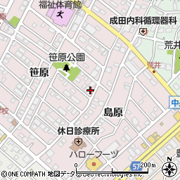 笹原ビル周辺の地図