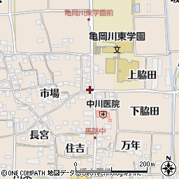 京都府亀岡市馬路町市場1周辺の地図