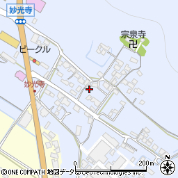 滋賀県野洲市妙光寺221周辺の地図