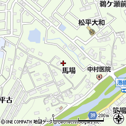 愛知県豊田市岩倉町馬場周辺の地図