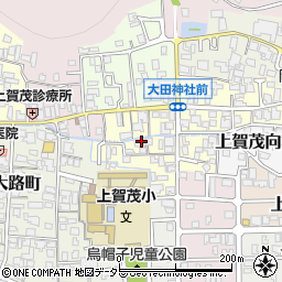 京都府京都市北区上賀茂竹ケ鼻町周辺の地図