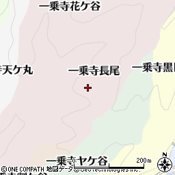 京都府京都市左京区一乗寺長尾周辺の地図
