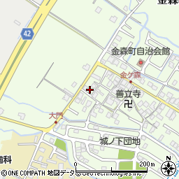 滋賀県守山市金森町775周辺の地図