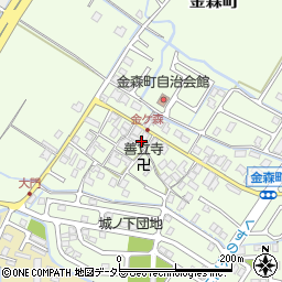 滋賀県守山市金森町792周辺の地図