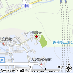 岳応寺周辺の地図
