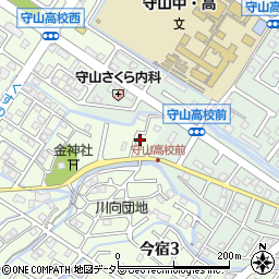 滋賀県守山市金森町2周辺の地図