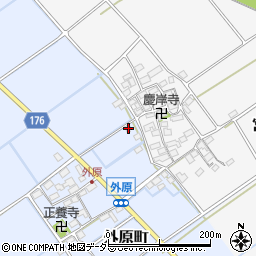 滋賀県東近江市外原町219-2周辺の地図