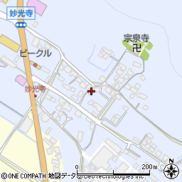 滋賀県野洲市妙光寺222周辺の地図
