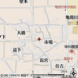 京都府亀岡市馬路町市場53-1周辺の地図