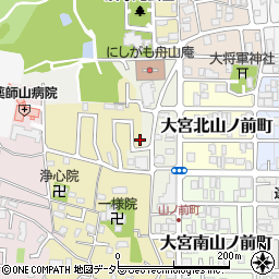 京都府京都市北区大宮薬師山東町11-54周辺の地図