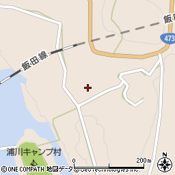 静岡県浜松市天竜区佐久間町浦川3430周辺の地図