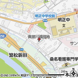 県営住宅川成団地周辺の地図