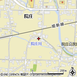 岡山県津山市院庄716周辺の地図