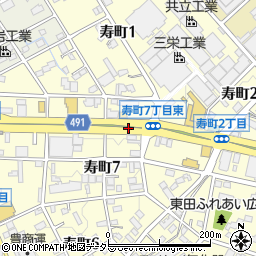 愛知県豊田市寿町周辺の地図
