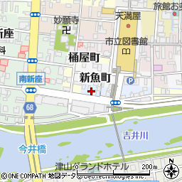 岡山県津山市吹屋町15周辺の地図