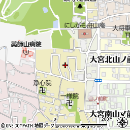 京都府京都市北区大宮薬師山東町11-43周辺の地図