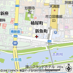 岡山県津山市吹屋町20周辺の地図