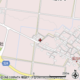 滋賀県蒲生郡日野町蓮花寺830周辺の地図