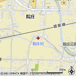 岡山県津山市院庄717周辺の地図