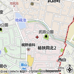 〒458-0913 愛知県名古屋市緑区桶狭間北の地図
