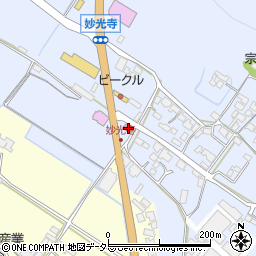 滋賀県野洲市妙光寺152周辺の地図